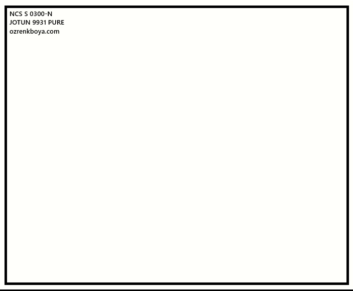 JOTUN TOPCOAT SİLK 9931 PURE